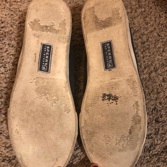 Size 10 Navy Sperry Shoes - Picture 5 of 5